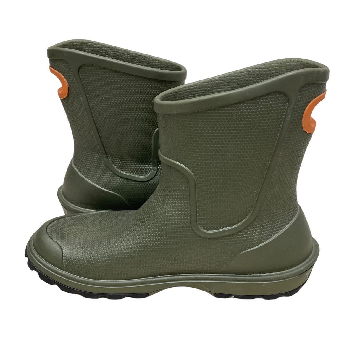 T 421 Crocs クロックス レインブーツ 長靴 メンズ M10 約27 5cm カーキ オレンジ ラバー 長靴 レインシューズ 売買されたオークション情報 Yahooの商品情報をアーカイブ公開 オークファン Aucfan Com