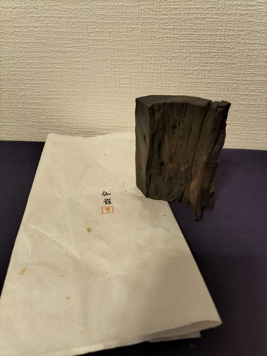 【香道家の蔵出し】極品伽羅刻8g　聞香用／香木／香道具／茶道具煎茶道具／アロマ 香道具家収蔵品 4点 聞香用 アロマ 香道 お香 奇楠 〉 重量