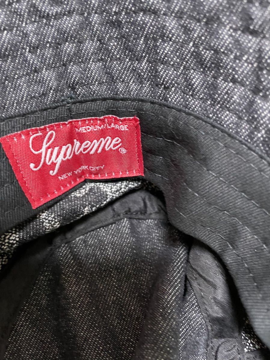M/L Supreme Denim Crusher Black クラッシャー SUPREME シュプリーム
