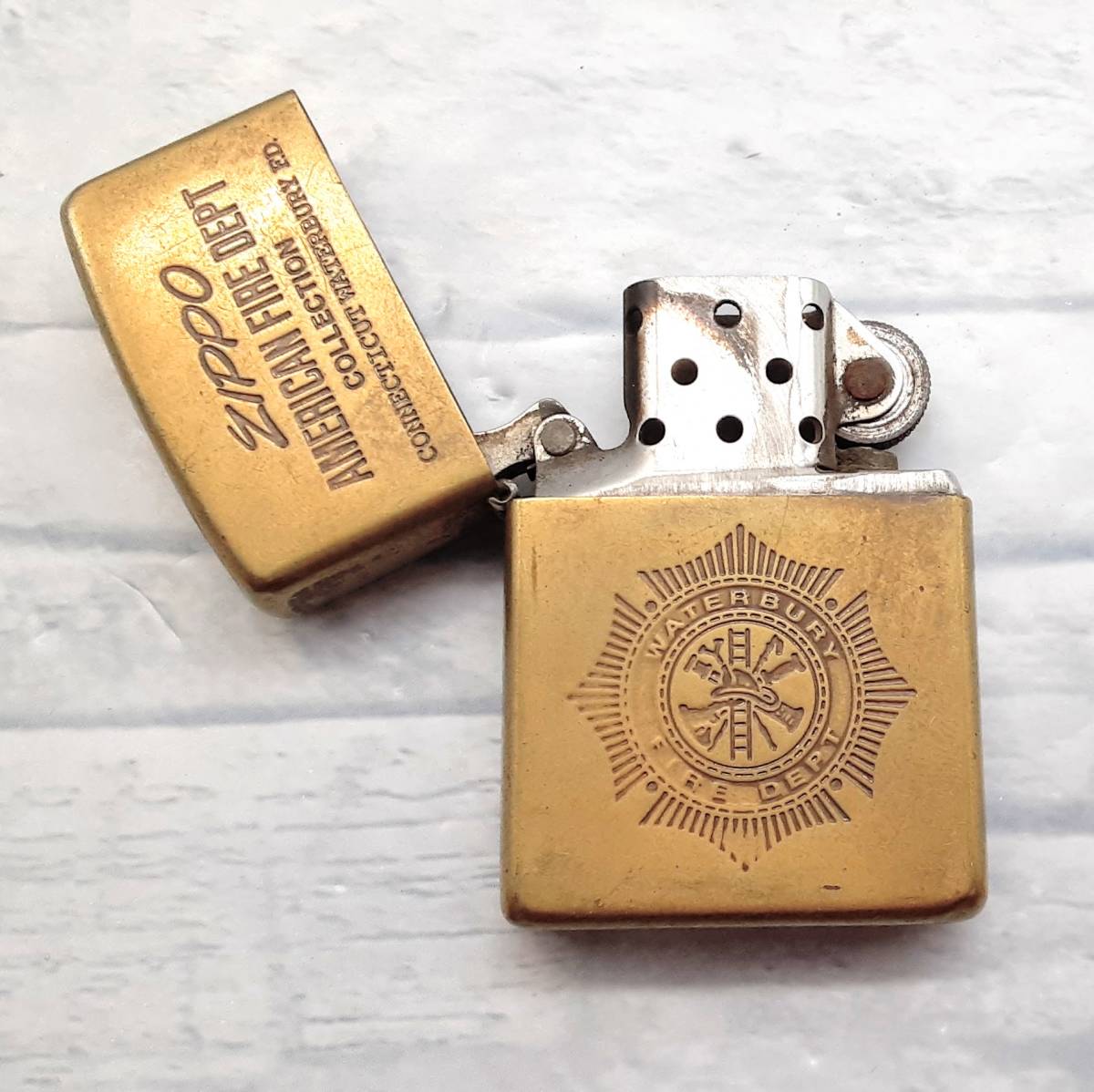 1000円～【希少】Zippo ジッポー American Fire Dept ライター☆消防士