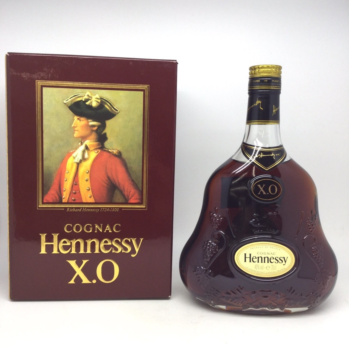 未開栓 ヘネシー XO 金キャップ クリアボトル 箱付 700ml 40％ RM-13-2-