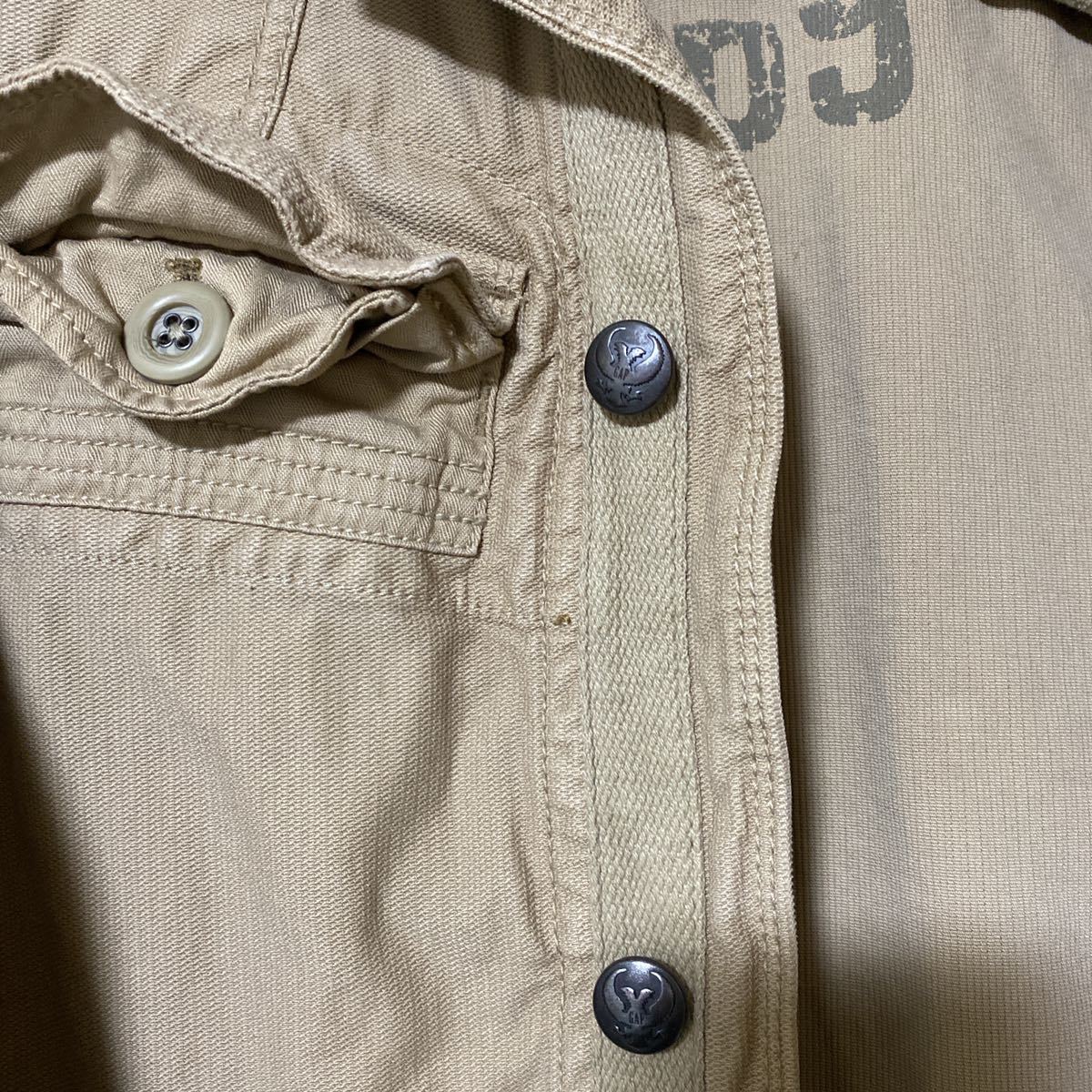 GAP M-51 M-65 ミリタリージャケット ベージュ ダック地フィールド 