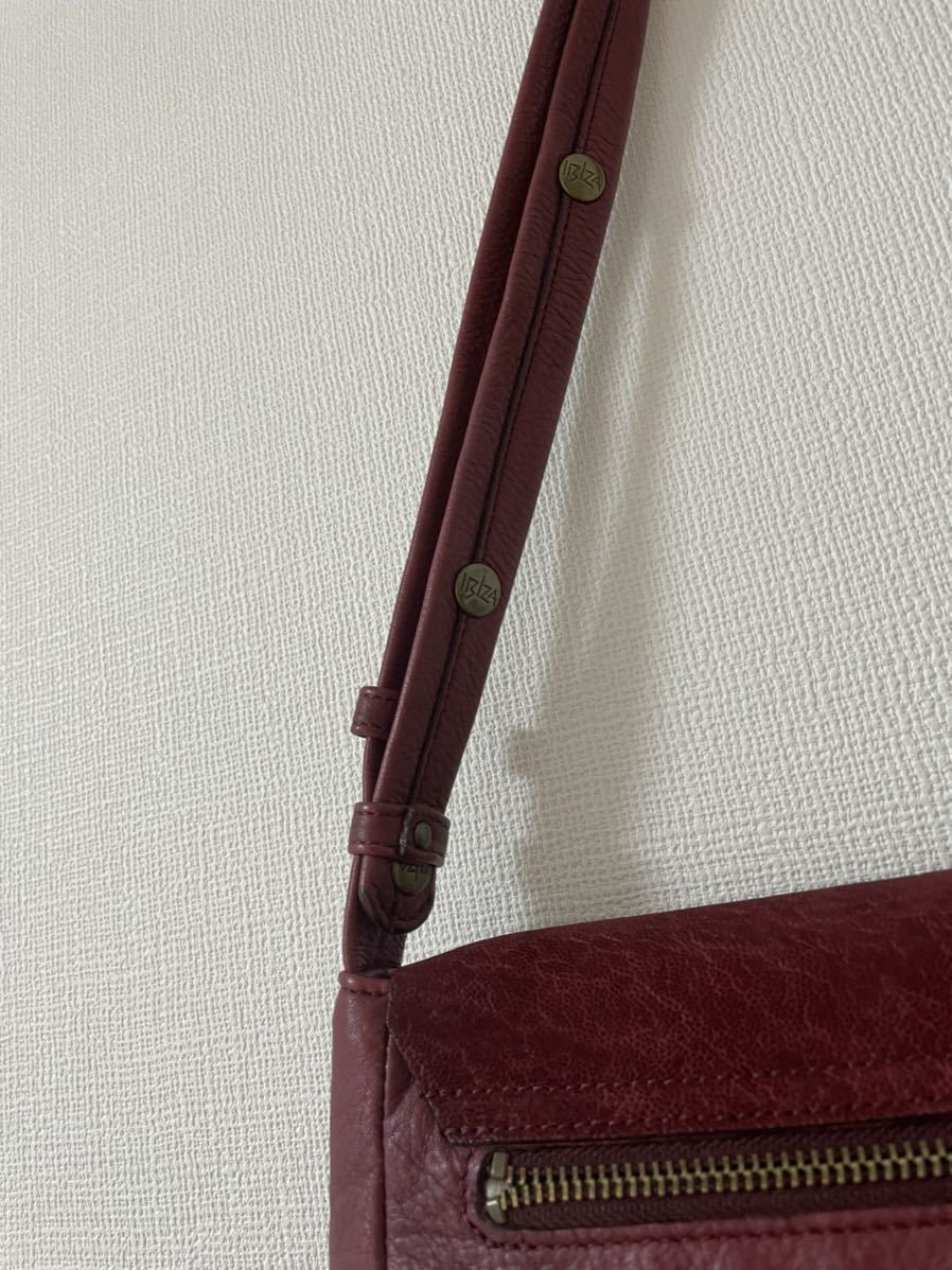 新品同様IBIZA□イビザ□希少な象革製ショルダーバッグ ショルダー