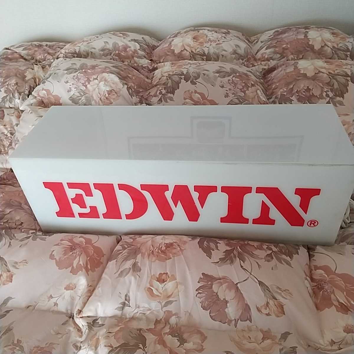電飾看板 EDWIN エドウィン 点灯確認ok品 大型照明 - 非売品 電光看板 
