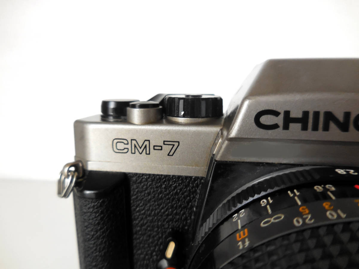 チノン CHINON CM-7（Kマウント） 単焦点レンズ付き 希少品 CHINON