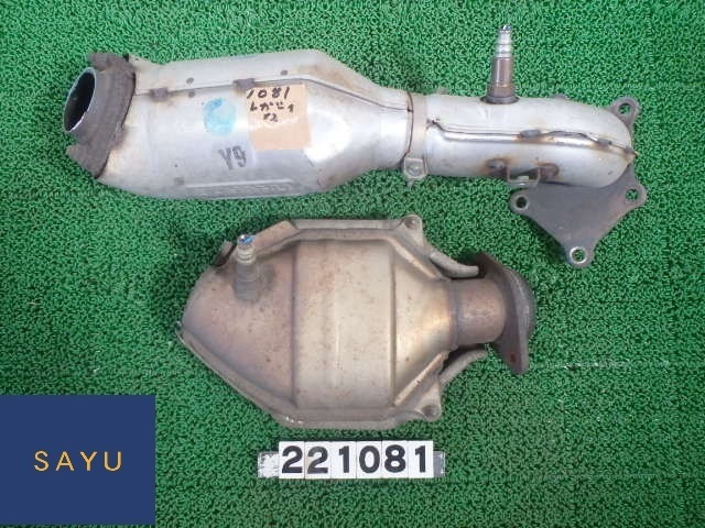 中古の触媒コンバーター 3点セットです。 レガシイ BL5 EJ20 触媒コンバーター セット 44612AA230 44611AA080