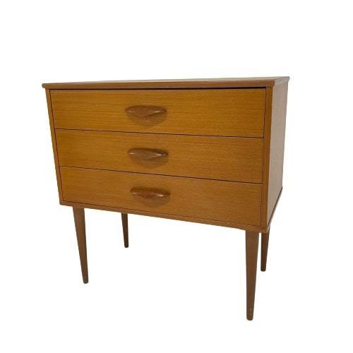 3段 チェスト 北欧風 サイドチェスト ブラウン wood W67.5×D37×H69 国内セレクト 木製 おしゃれ ビンテージ vintage 301007 チェスト 3段 木製 pico 幅30cm ディノス