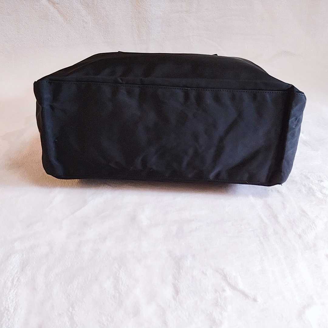 1円【良品】PRADA プラダ 定番トートバッグ ナイロン 黒 三角ロゴ トートバッグ プラダ PRADA テスートナイロンハンドバッグ トライアングルロゴ FG2653