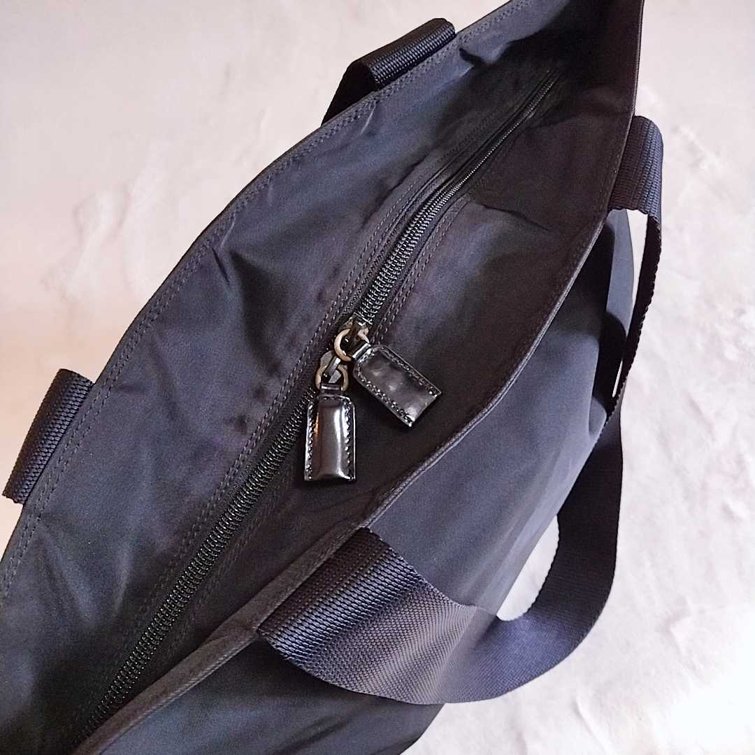 1円【良品】PRADA プラダ 定番トートバッグ ナイロン 黒 三角ロゴ トートバッグ プラダ PRADA テスートナイロンハンドバッグ トライアングルロゴ FG2653
