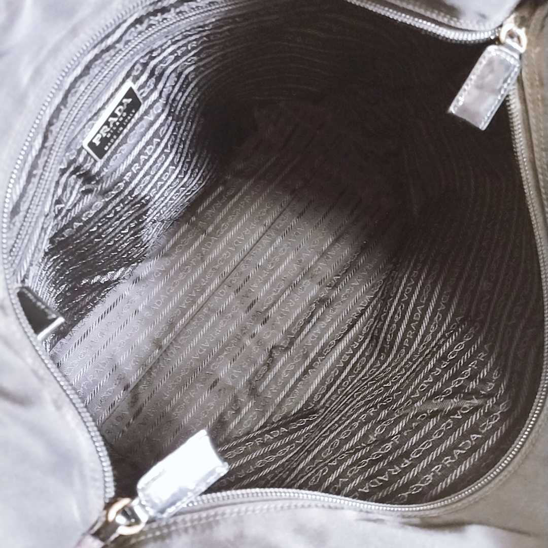 1円【良品】PRADA プラダ 定番トートバッグ ナイロン 黒 三角ロゴ トートバッグ プラダ PRADA テスートナイロンハンドバッグ トライアングルロゴ FG2653