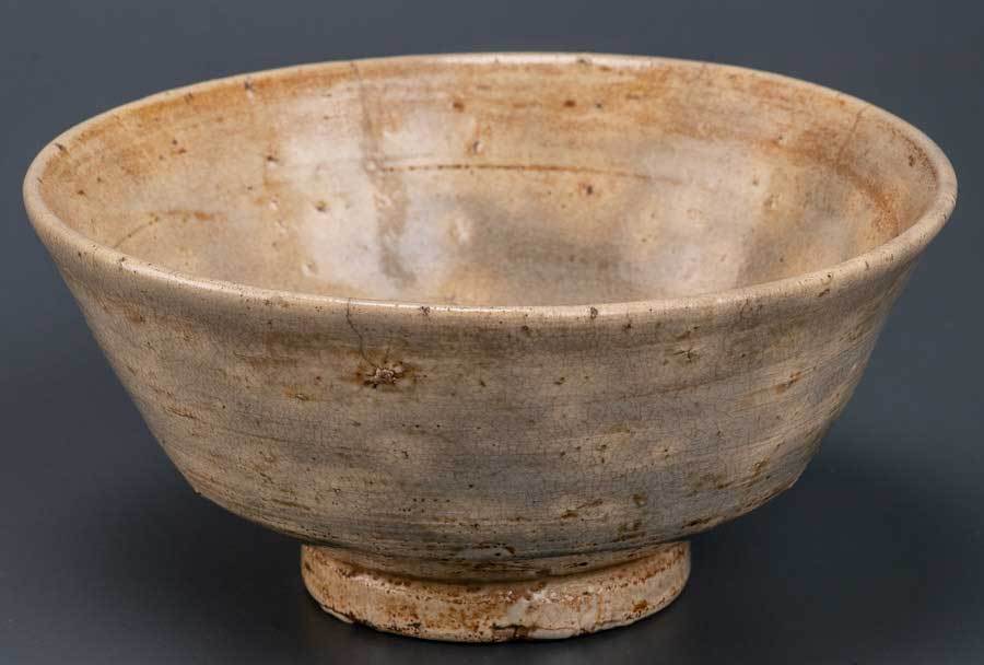 ≪韓国≫ 李王家 【李方子(楽善斎)】 『高麗焼 井戸 茶碗』 在銘 桐共