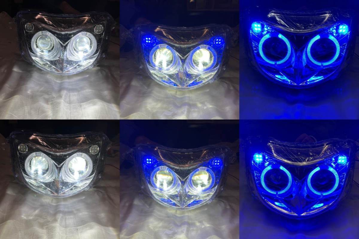 マジェスティ250⁄C SG03J LED ヘッドライト バルブ白⁄青 訳あり品-公式