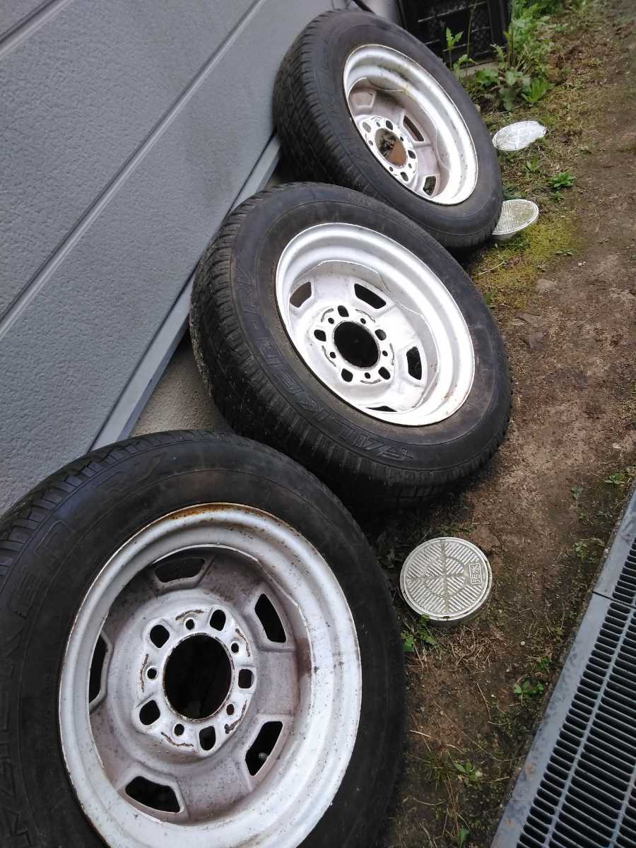 レトロ！ ジムニー SJ30 純正 ホイール タイヤ 4本(純正品)｜売買され  