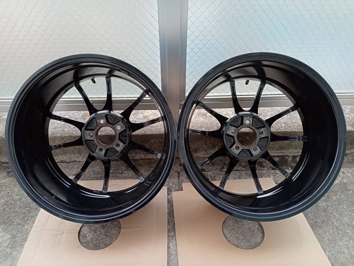 ADVAN RACING たぶんRZ？ ホイール 4本セット 5H-100 17インチ 8J 