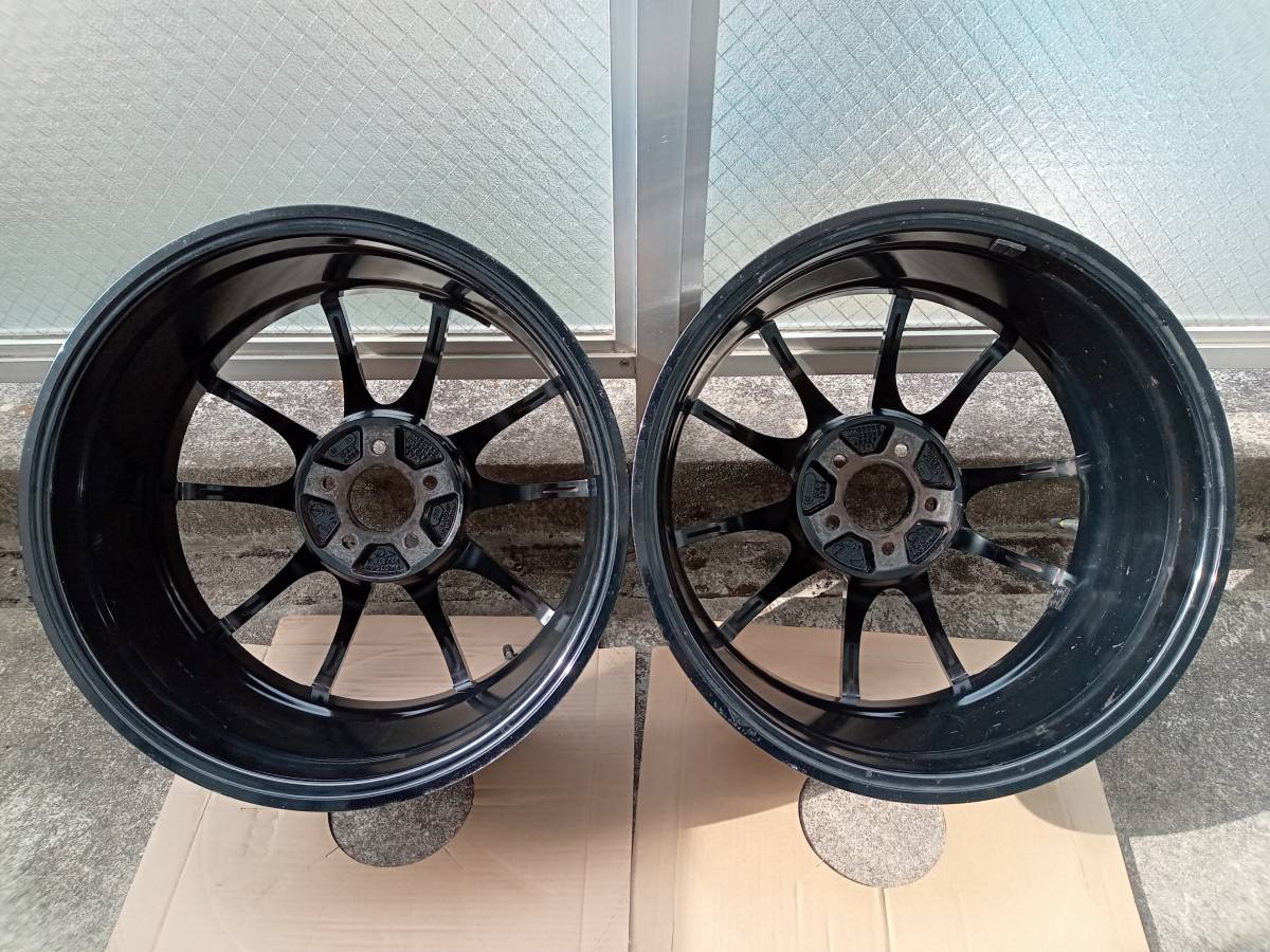 ADVAN RACING たぶんRZ？ ホイール 4本セット 5H-100 17インチ 8J 