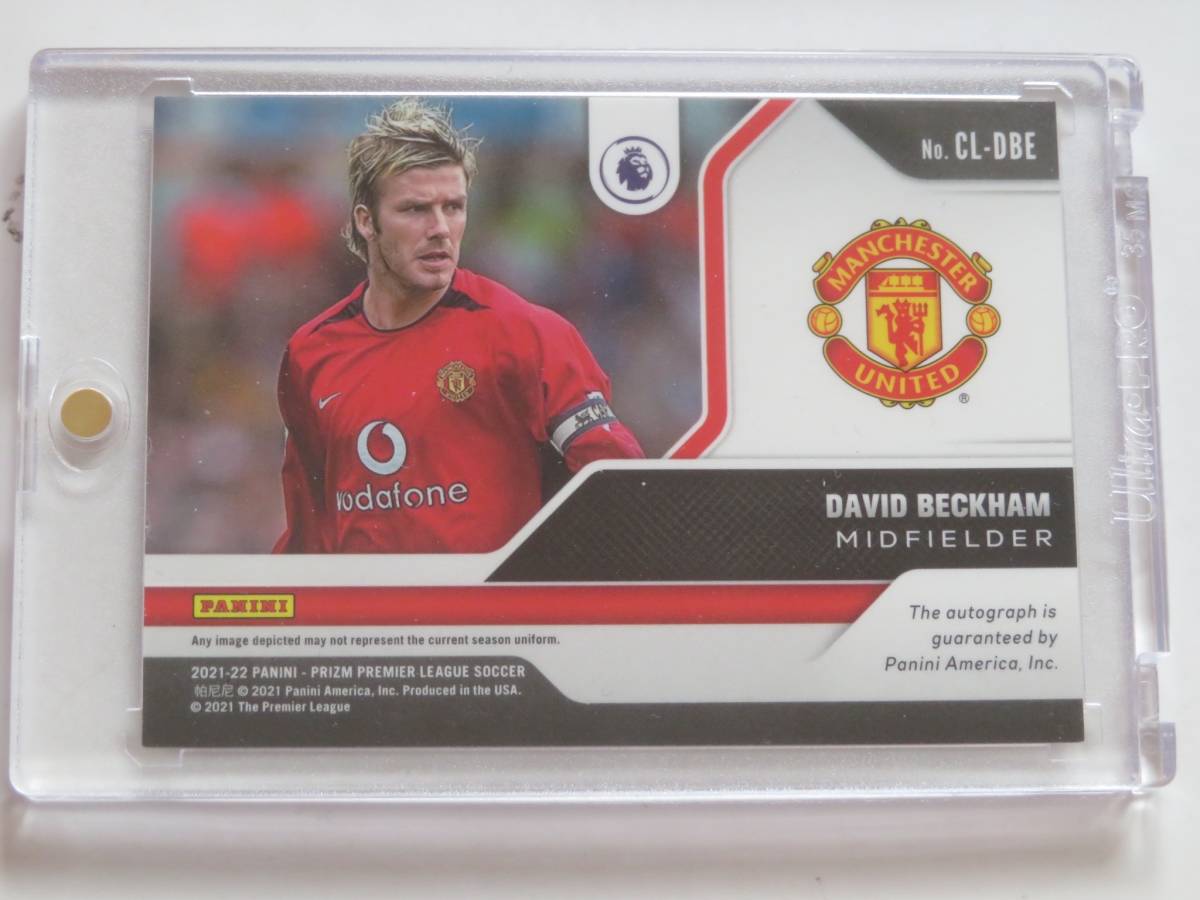 22 PANINI PRIZM ベッカム直筆サインカード 2021-22 PANINI PRIZM