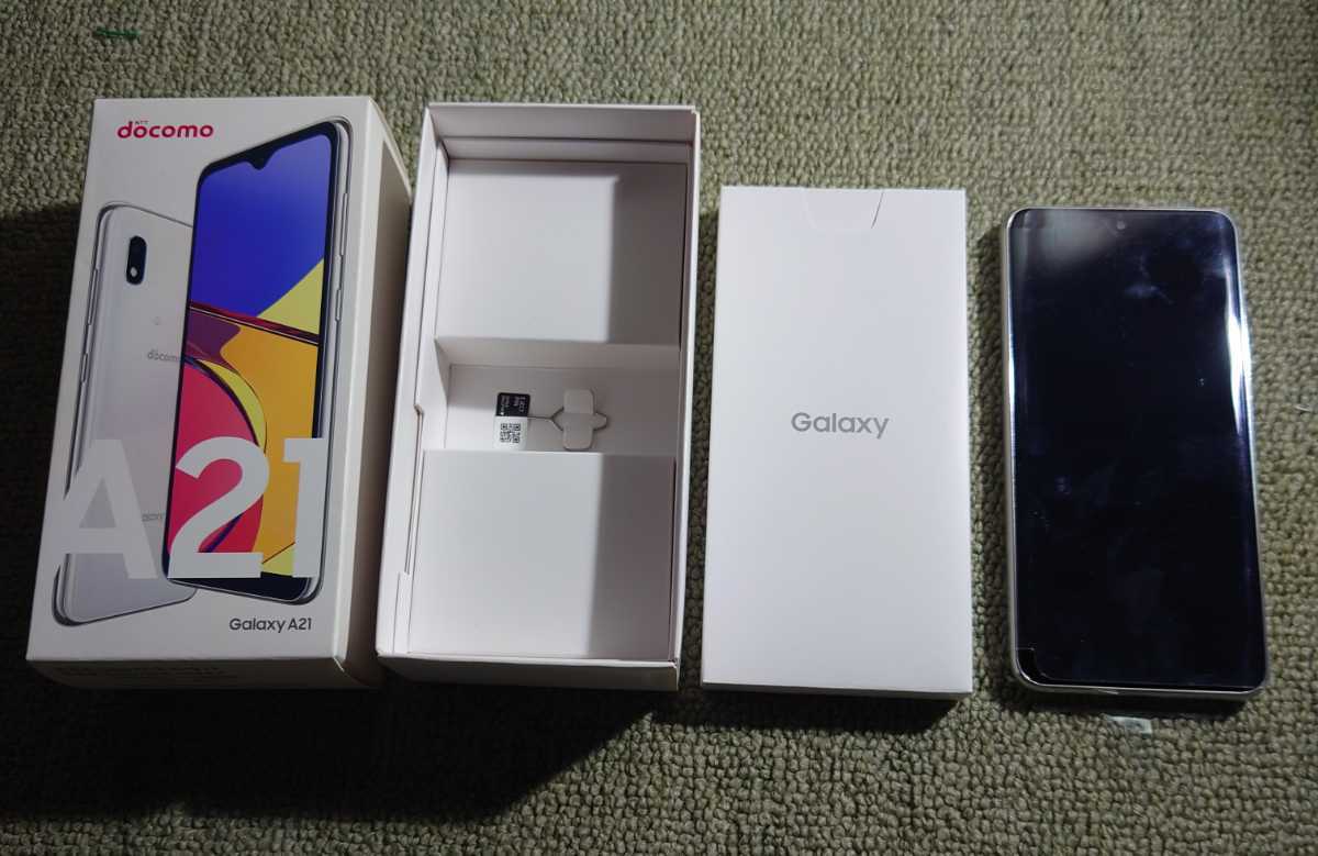 ☆GALAXY A21 （SC-42A）64GB SIMフリー ホワイト☆ Galaxy A21 SC-42A