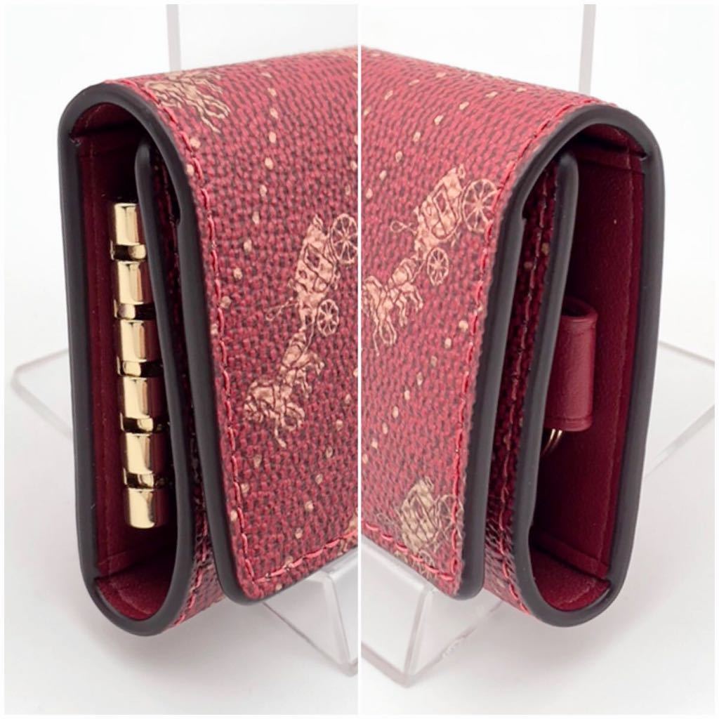 未使用品】 COACH コーチ ホース アンド キャリッジ プリント キー