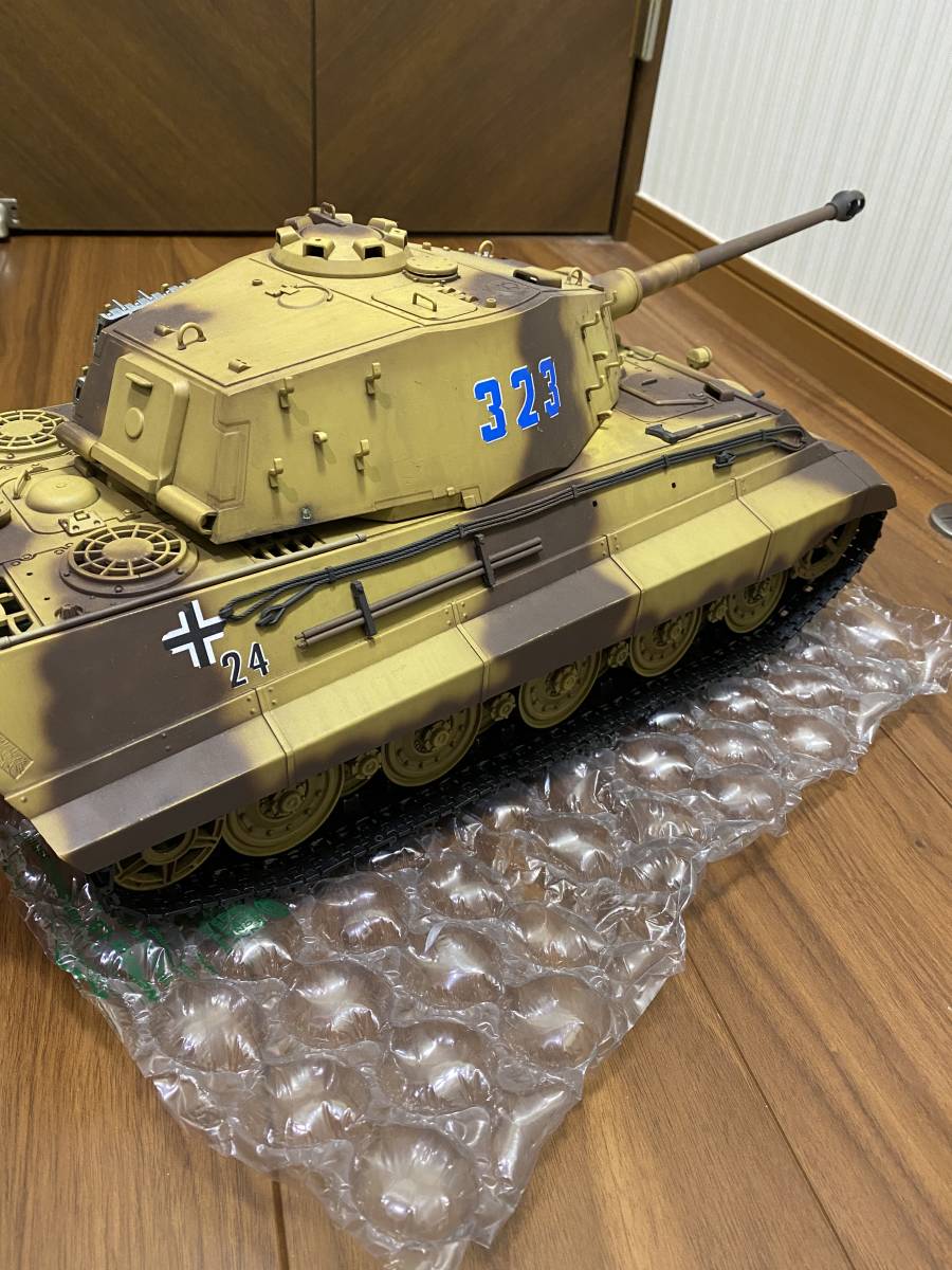 ヘンロン 1/16 キングタイガー ジャンク品(戦車、軍用車両)｜売買され