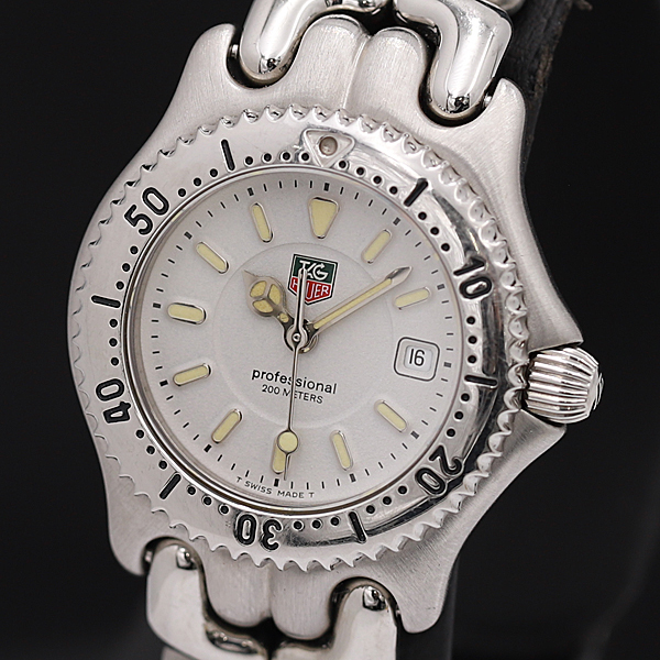 1円☆正規品【タグホイヤー】QZ セル プロフェッショナル200M WG1312-2