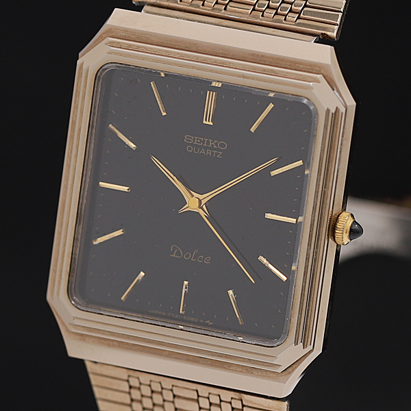 セイコー ドルチェ 7731-5081 SEIKO Yahoo!オークション 1円 稼働 - QZ 