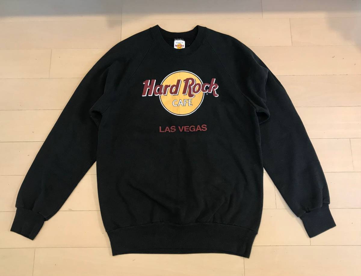Hard ハードロックカフェ スウェット トレーナー Rock USA製 CAFE ロゴ 