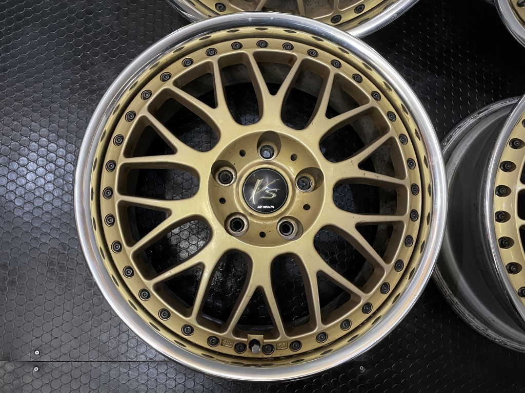 WORK VS-XX ワーク 社外ホイール 17インチ 4本 7J5HPCD114.3+47 絶版 