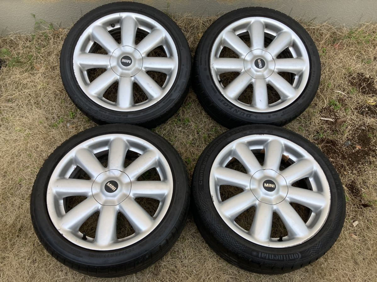 MINI 17インチ R56 7J+48 タイヤホイールセット17インチ 4本セット R56