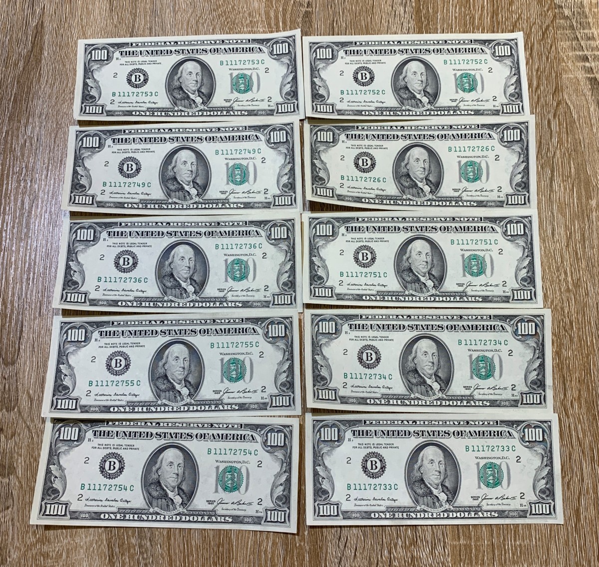 6oyフェc 外国紙幣 アメリカ 古紙幣 旧ドル札 Usd 計1500ドル 100ドル 15枚 Www Seekapor Com