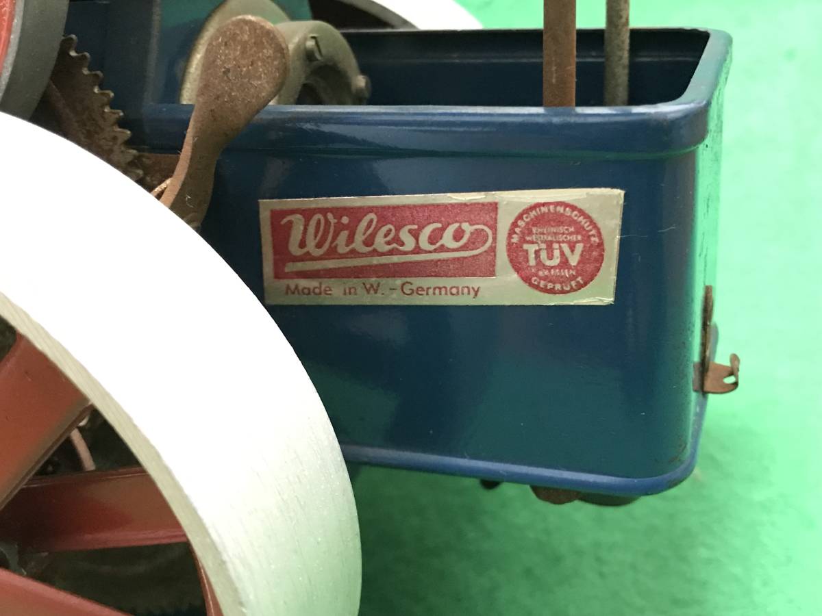 Wilesco ヴィレスコ スチームエンジントラクター 西ドイツ製