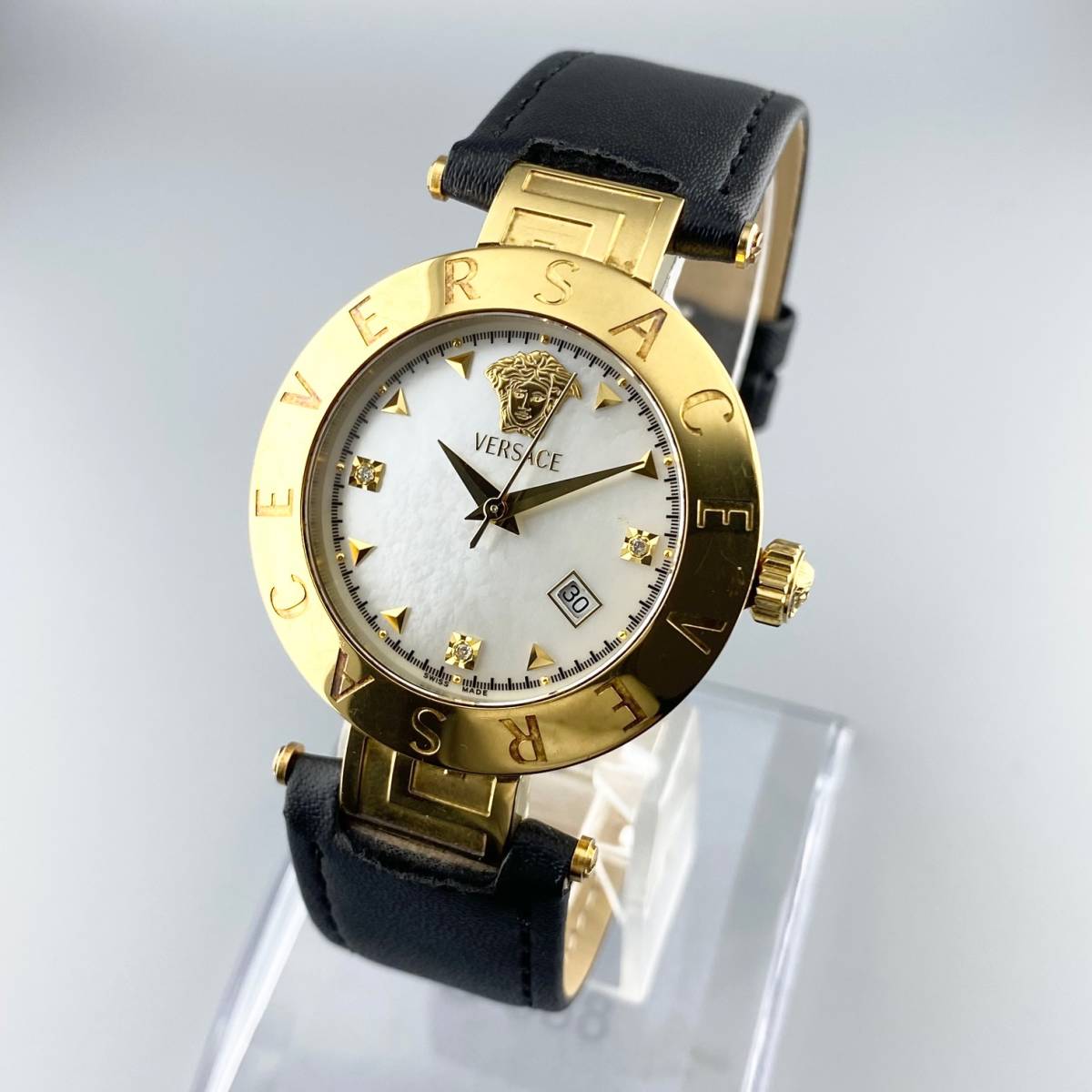 1円〜】VERSACE ヴェルサーチ 腕時計 メンズ XLQ90 メデューサ 3P 