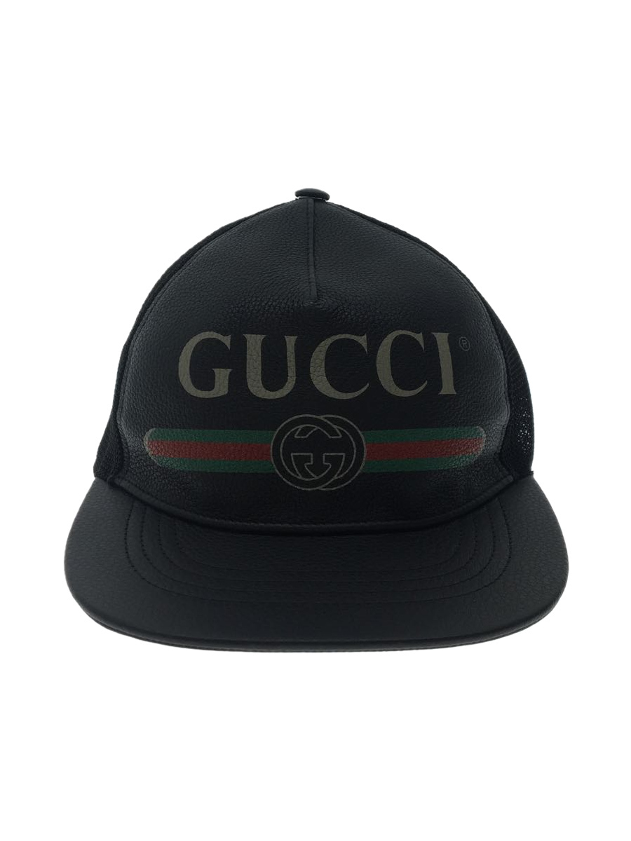 【新作入荷，送料無料】 GUCCI ヴィンテージロゴ/ポートフォリオ/レザメッシュキャップ/L/牛革/BLK(その他)｜売買されたオークション情報、yahooの商品情報をアーカイブ公開 - オークファン その他