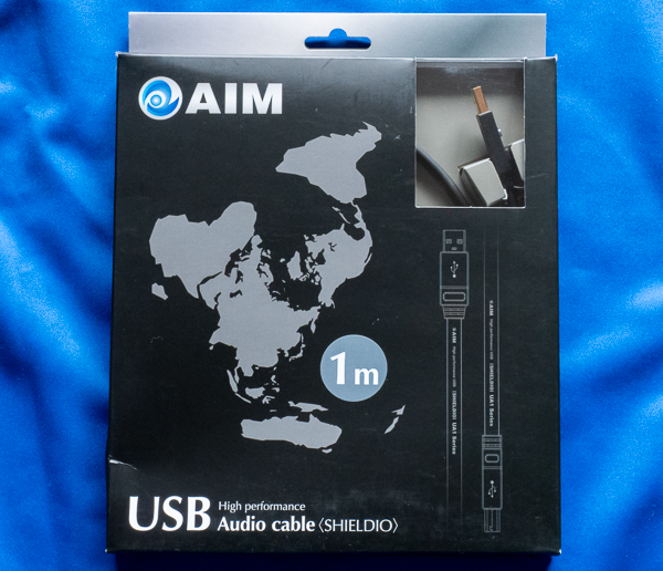 AIM PAVA-UA1P010 エイム電子・オーディオグレード・USBケーブル1m(A-B)