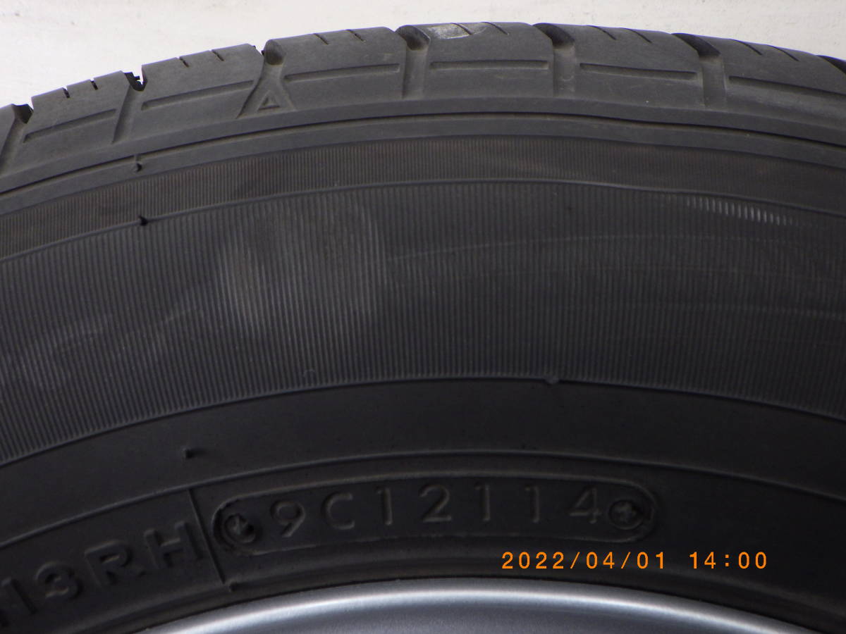 1本　 マツダボンゴ(日産バネット/三菱デリカ)・純正ホイール(5穴）　《165R14 LT 8PR》　2014年製　　『165/80R14』 マツダ 4本 ボンゴ 6穴の中古品・新品・未 6穴 4穴