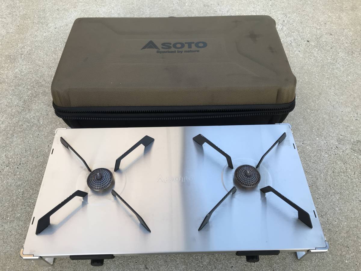 SOTO ソト レギュレーター 2バーナー ST-526 ケース付き グリッド GRID 