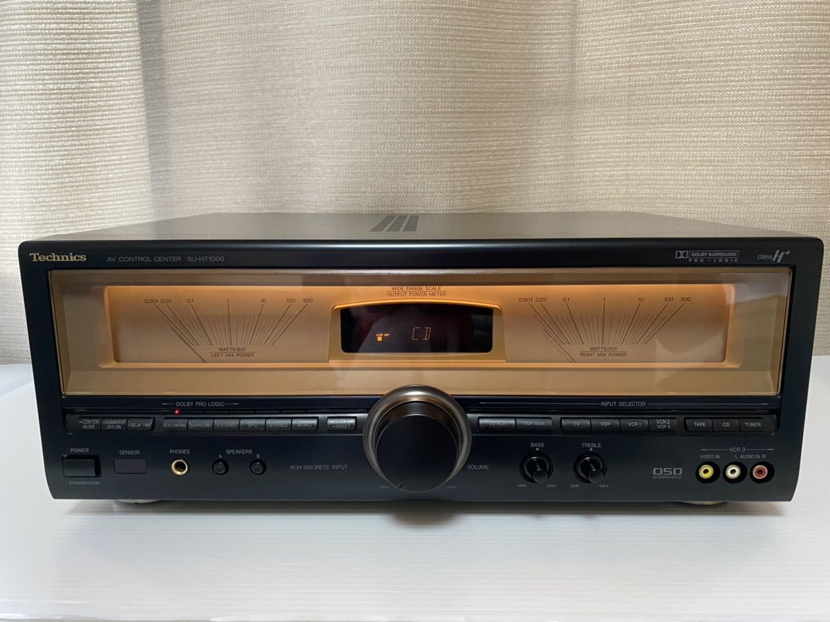 Technics SU-HT1000 AVアンプ コントロールセンター 本体 Technics ☆ AVコントロールセンター SU-HT1000 ☆ 起動OK テクニクス