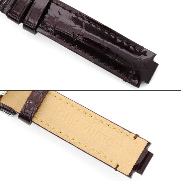 ルイヴィトン タンブール ヴェルニ レザー ストラップ Dバックル 尾錠