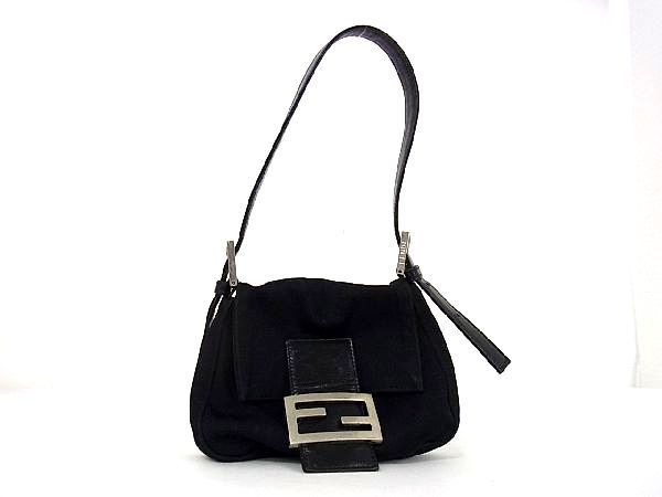 格安，大得価 1円 FENDI フェンディ マンマバケット コットンジャージー&times;レザー ミニハンドバッグ ショルダー 手提げ レディース ブラック系 Z8565クn(ショルダーバッグ)｜売買されたオークション情報、 かばん、バッグ