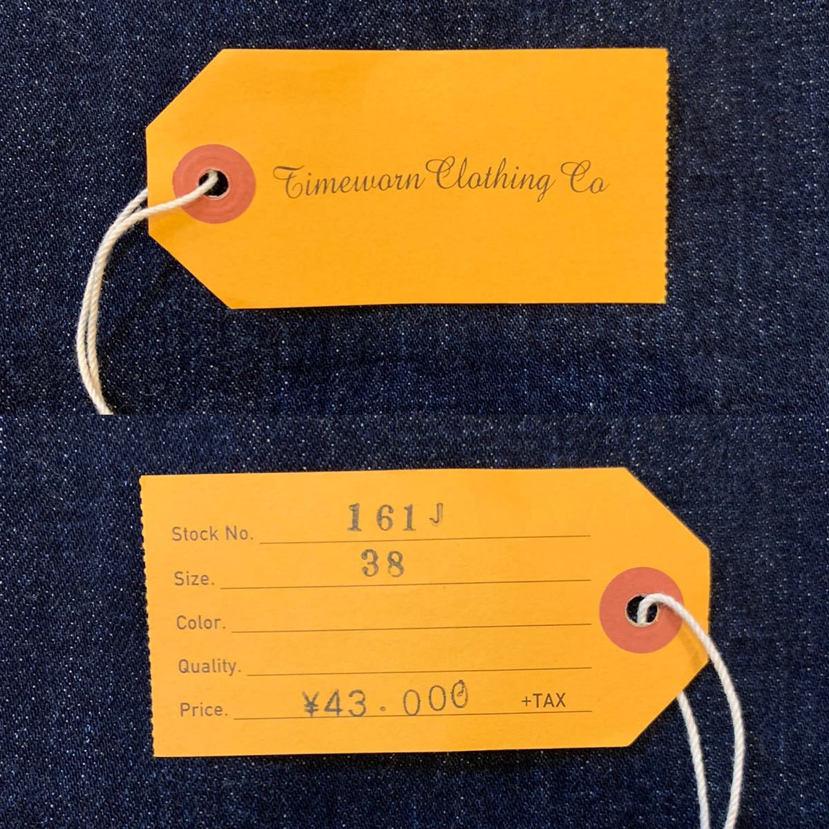 At Last&Co アットラスト Butcher Products Timeworn Clothing デニム