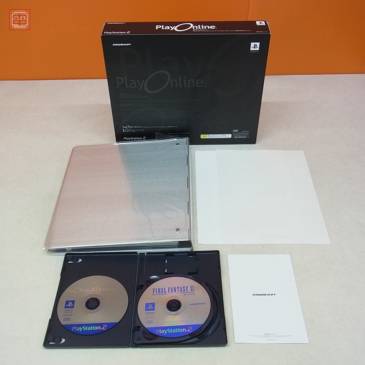 PS2 プレステ2 PlayOnline β2Edition PlayOnline Viewer/Tetra Master/FINAL ...