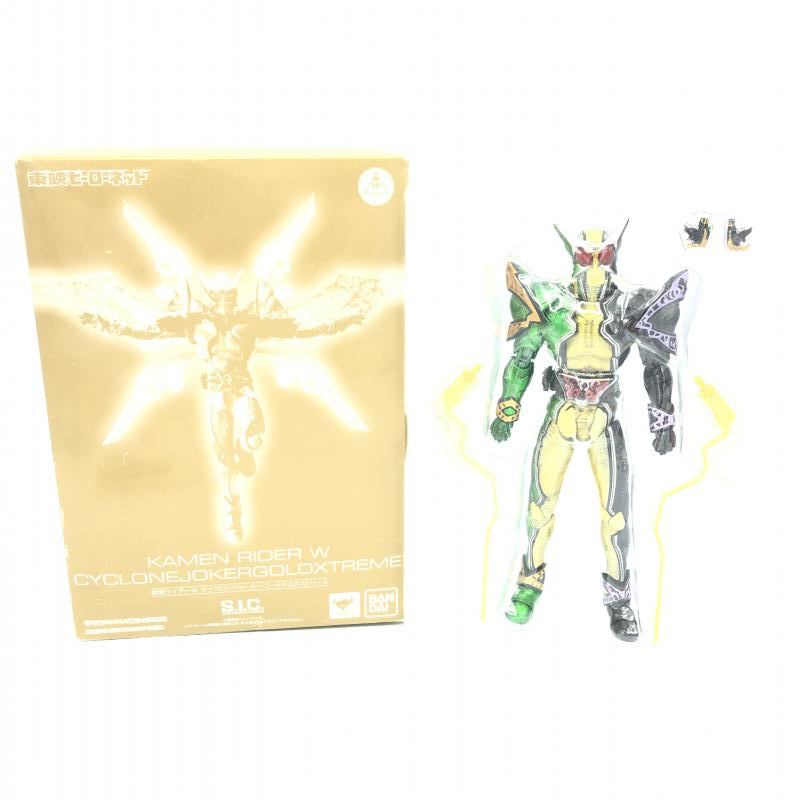 爆買い，人気セール バンダイ S.I.C 仮面ライダーW サイクロンジョーカー ゴールドエクストリーム 東映ヒーローネット 開封品 フィギュア SIC(仮面ライダーW（ダブル）)｜売買されたオークション情報、yahooの商品 仮面ライダーW（ダブル）