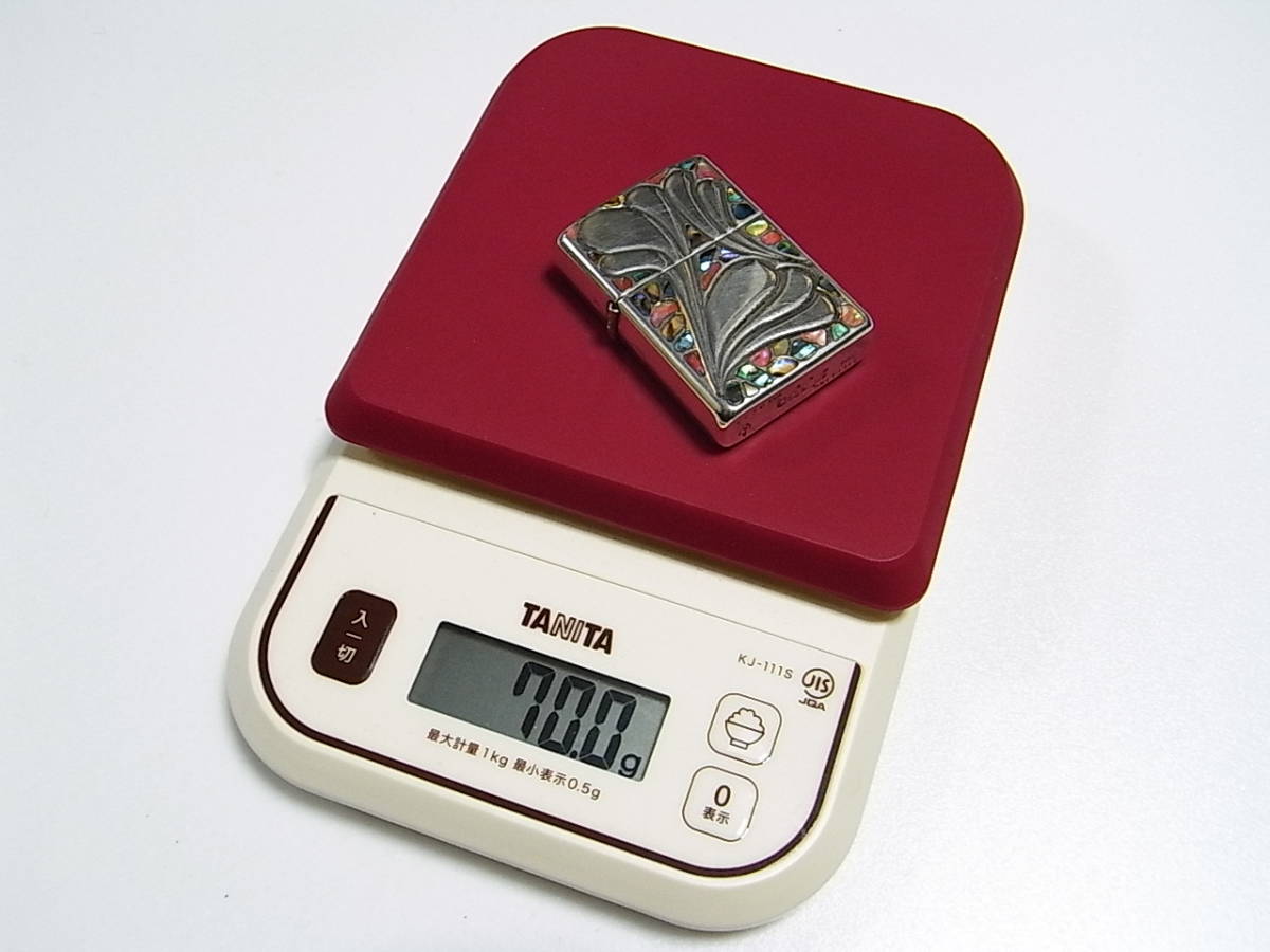 年代物 Zippo 2004年製 STERLING Silver 925 ウォール アーマー ジッポ 