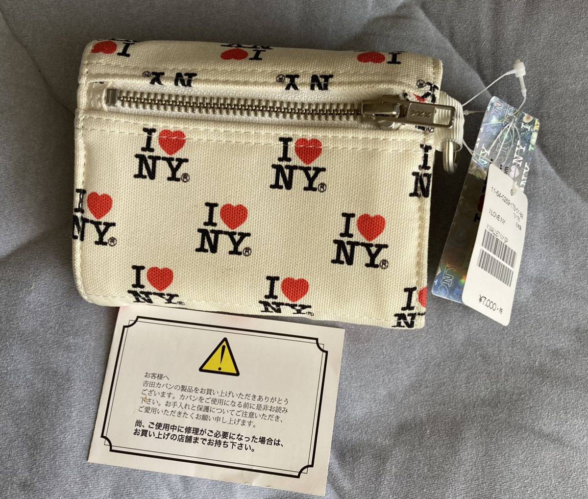 PORTER BEAMS コラボ 未使用ウォレット I（LOVE）NY NY LOVE 折り財布