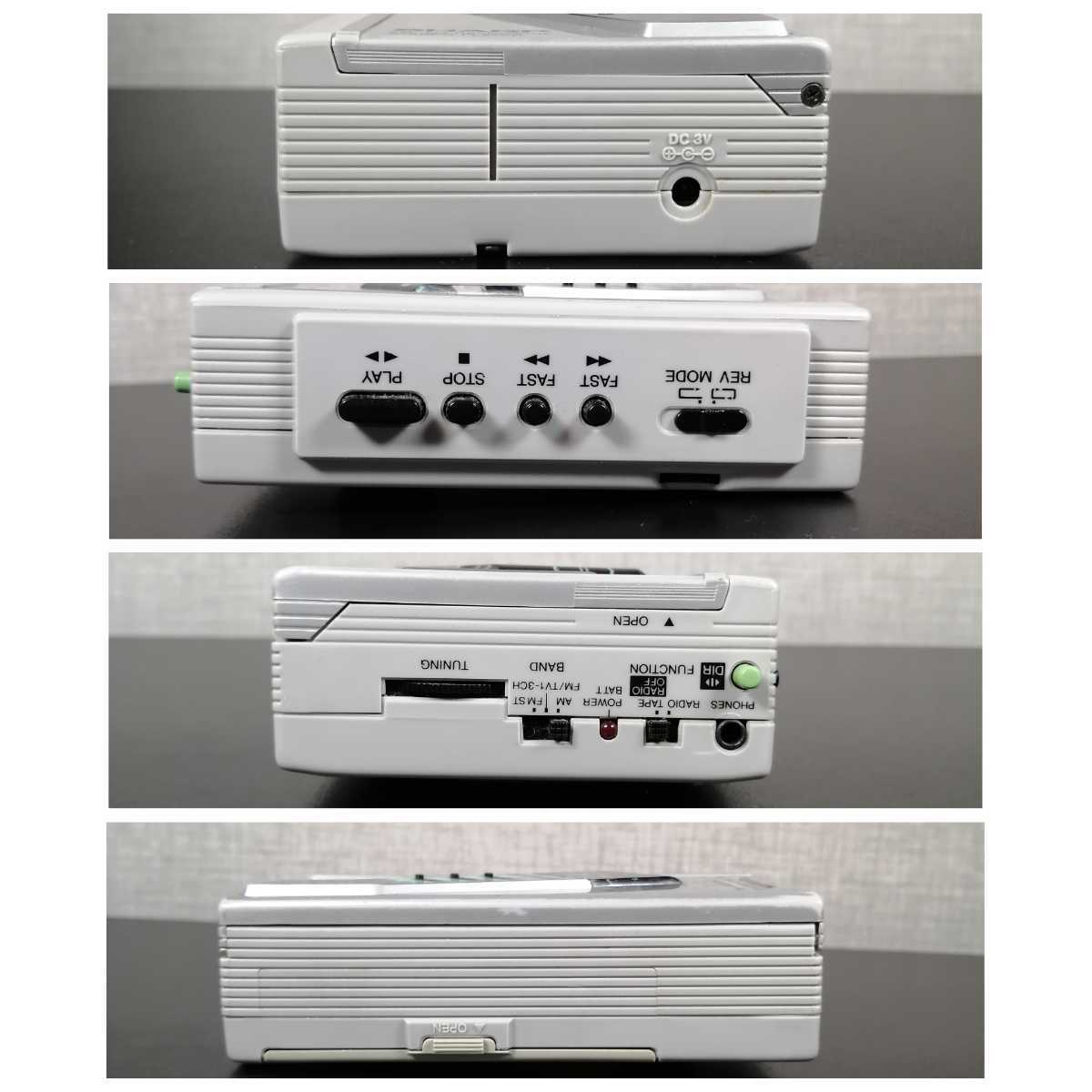 通電確認済　シャープ　SHARP　JC-N2 カセットプレーヤー ラジオ　ジャンク　匿名発送 カセットプレーヤー SHARP - SHARPJC-TV10 ◼︎ TV＆カセット＆ラジオ