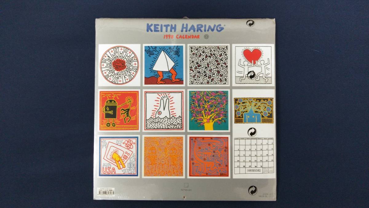 1998年 カレンダー KEITH HARING キースヘリング 安いキースヘリング