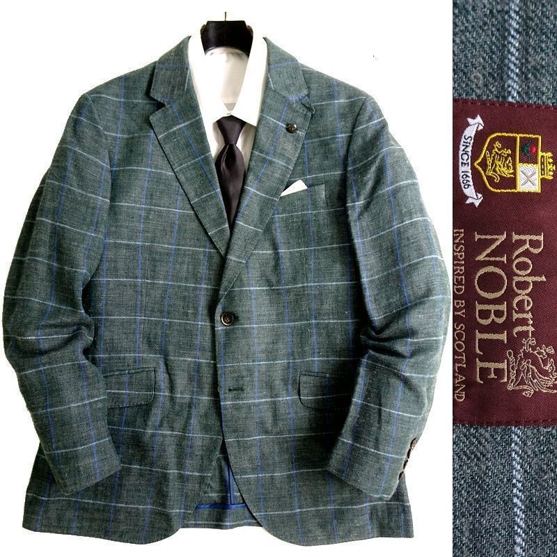 HACKETT LONDON リネン シルク テーラードジャケット XL ハケット
