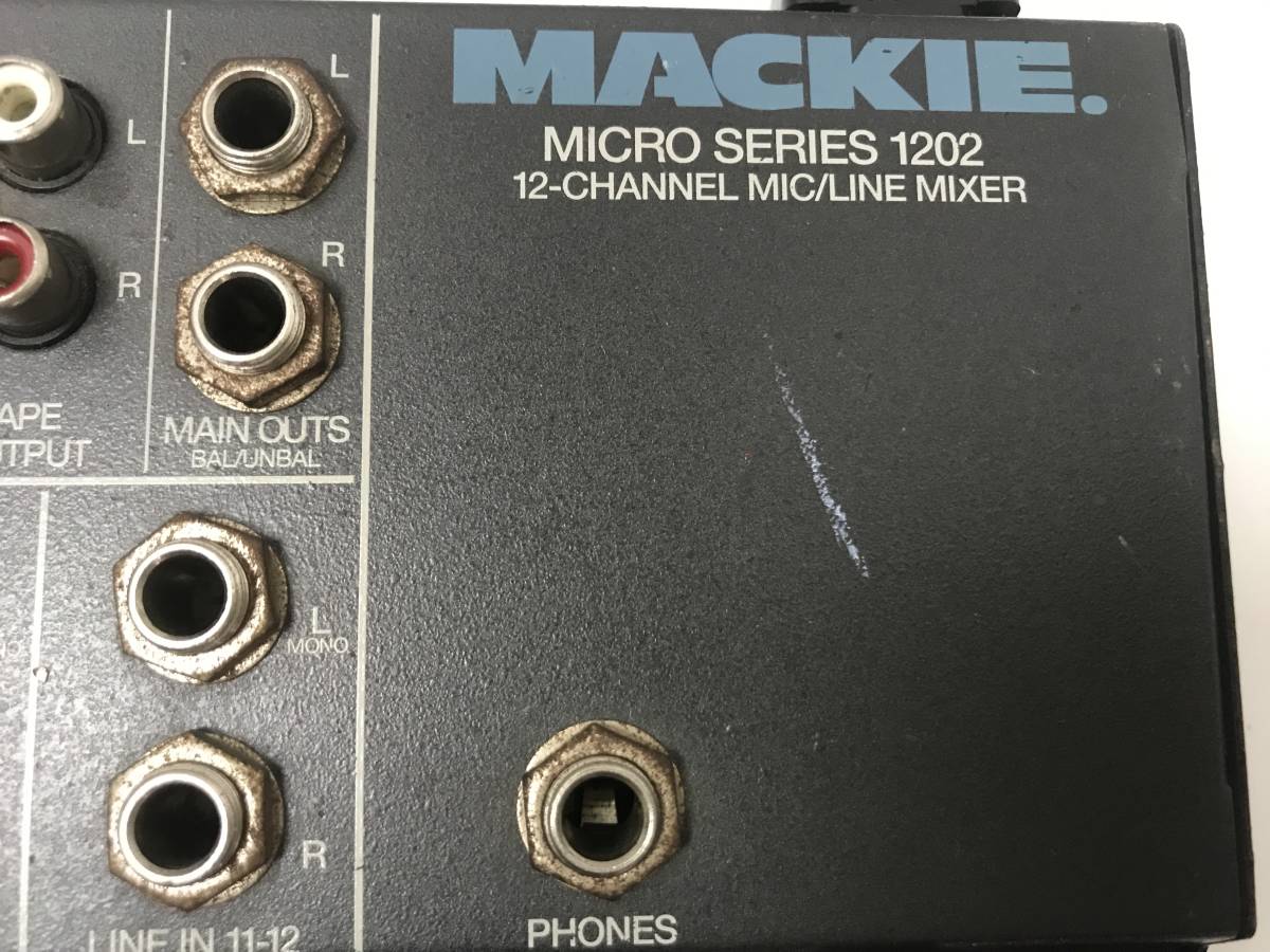 MACKIE 1202 ミキサー ジャンク MACKIE Mackie 0 ミキサー☆中古未