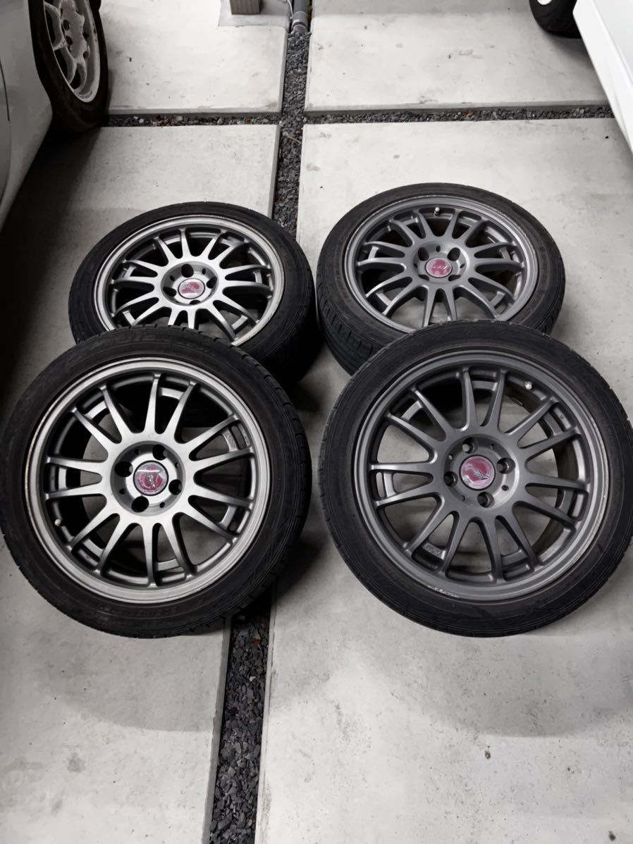 KOSEI コーセイ RT SPORT 4本 16インチ 7J オフセット33 4h 4穴 PCD100 205 45 16 アルミホイール ...