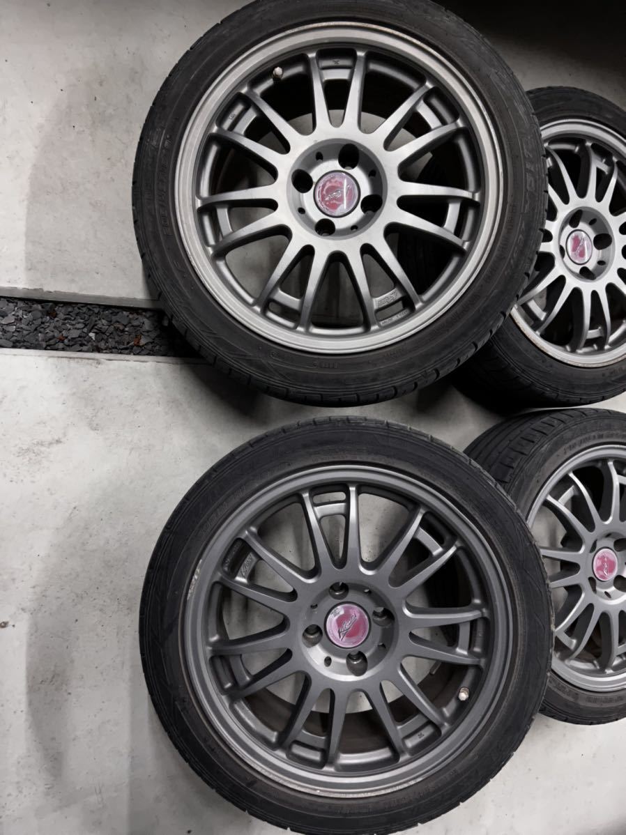 KOSEI コーセイ RT SPORT 4本 16インチ 7J オフセット33 4h 4穴 PCD100 205 45 16 アルミホイール ...