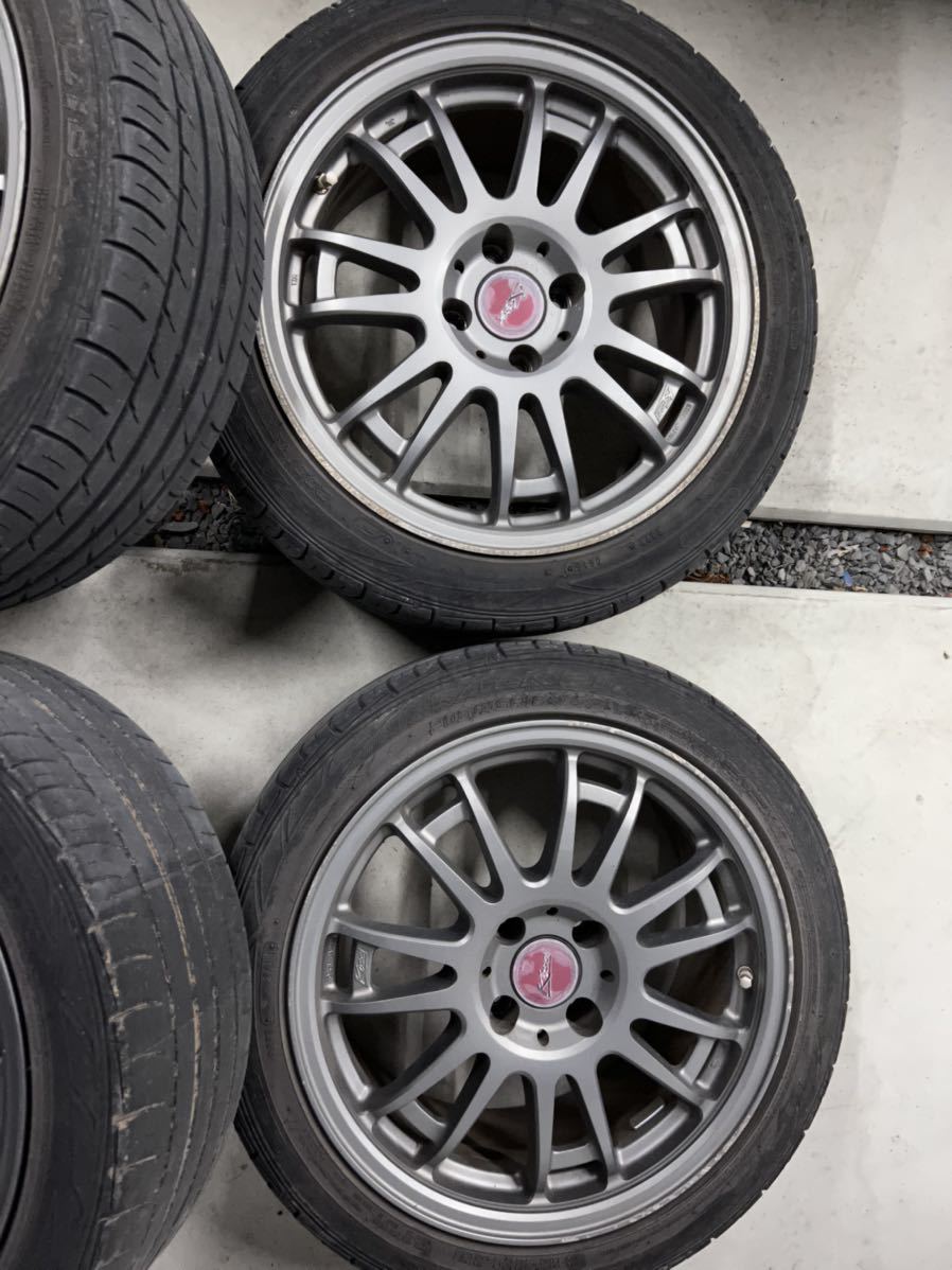 KOSEI コーセイ RT SPORT 4本 16インチ 7J オフセット33 4h 4穴 PCD100 205 45 16 アルミホイール ...